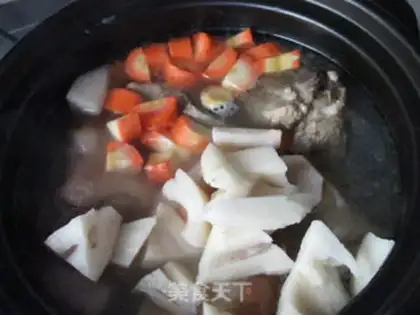 Make Maran head pigbone soup step 7