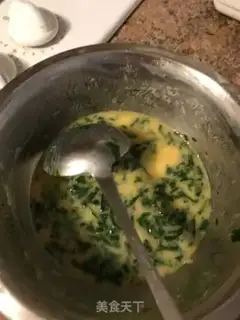 Make Spinach omelet step 3