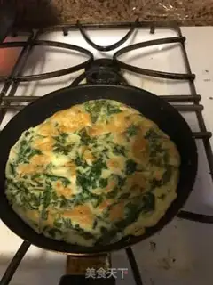 Make Spinach omelet step 5