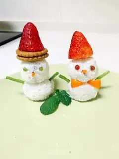 Make Snowman Mountain step 6