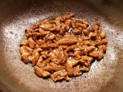 Make Chicken leg of oil step 6