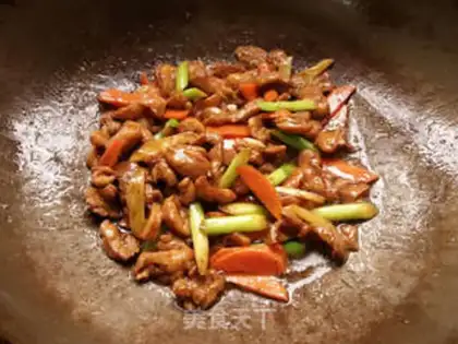 Make Chicken leg of oil step 8