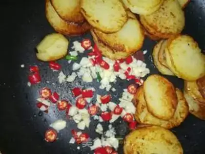 Make Pretzel potato chips step 5
