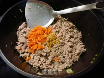 Make Meat and vegetable grains step 3