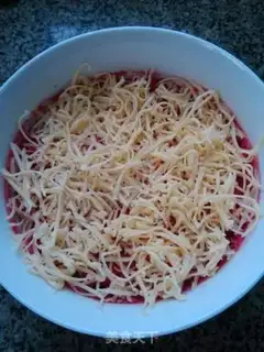 Make Russian red salad step 15