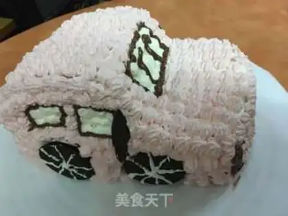 Make Car birthday cake step 5