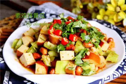Make Sour chicken with cucumber step 8