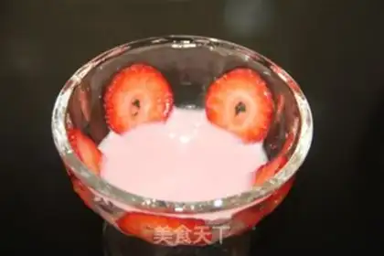 Make Strawberry yogurt step 6