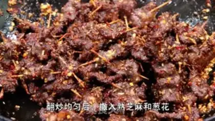Make Toothpick beef step 5