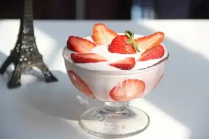 Make Strawberry yogurt step 10