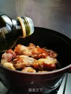 Make A black chicken with no water and garlic step 6