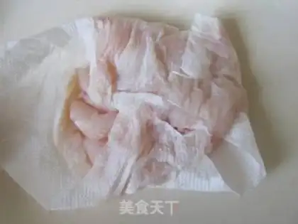 Make The cuddly blue, fried fish willow step 1