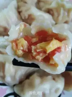 Make Tomato dumplings step 15