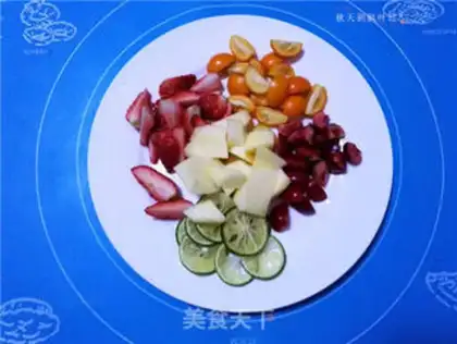 Make Honey fruit tea step 6