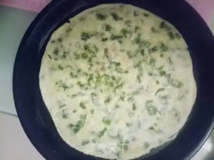 Make Onion cake beef pizza step 2