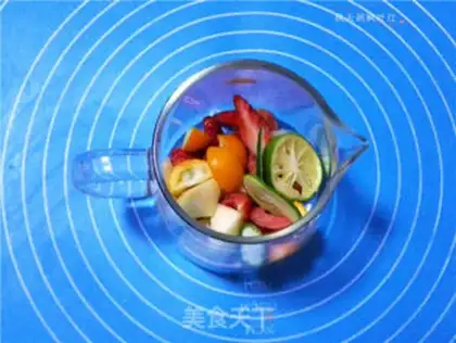 Make Honey fruit tea step 9