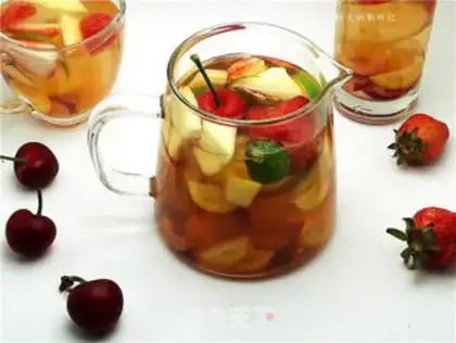 Make Honey fruit tea step 10