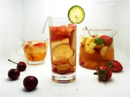 Make Honey fruit tea step 11