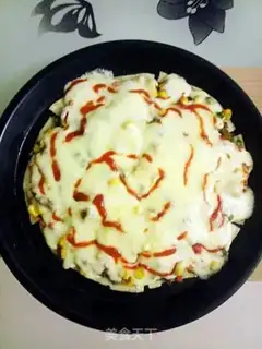 Make Onion cake beef pizza step 8