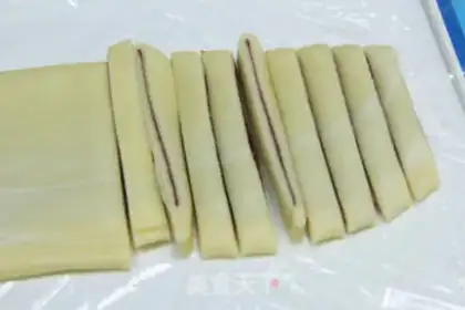 Make Red bean twists step 8