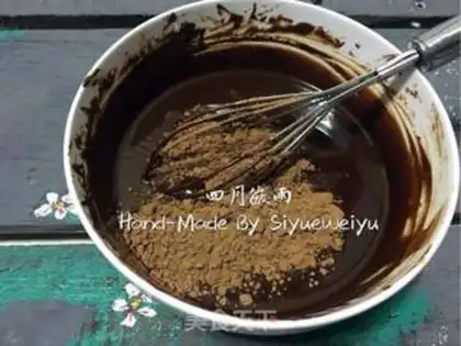 Make Homemade chocolate step 3