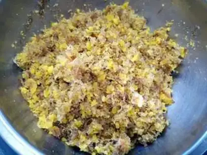 Make The pine pine and the yellow chute step 10