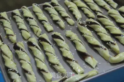 Make Red bean twists step 10