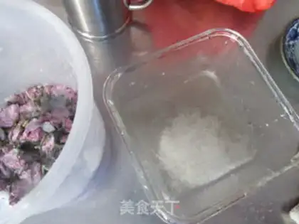 Make Salted cherry blossoms step 7