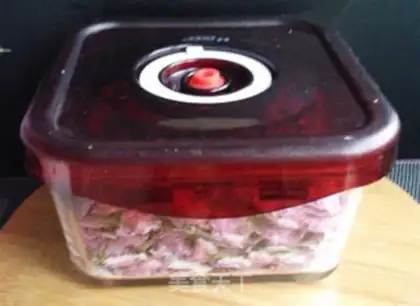 Make Salted cherry blossoms step 11