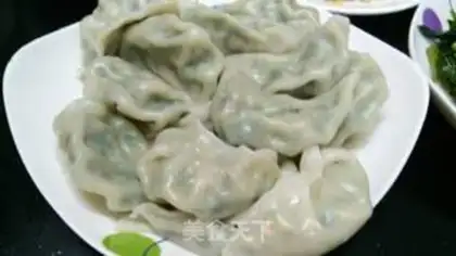 Make Wild pickle pork dumplings step 15