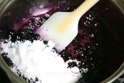 Make Blueberry jam step 3