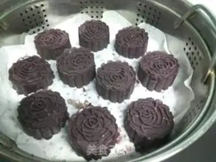 Make Black rose rice cake step 5