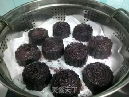 Make Black rose rice cake step 6