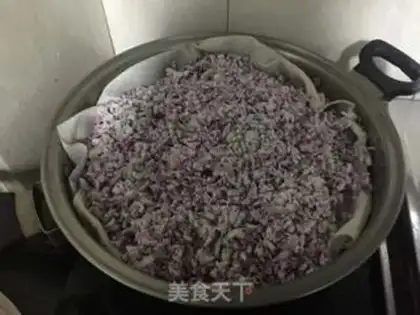 Make Powdered purple flowers step 2