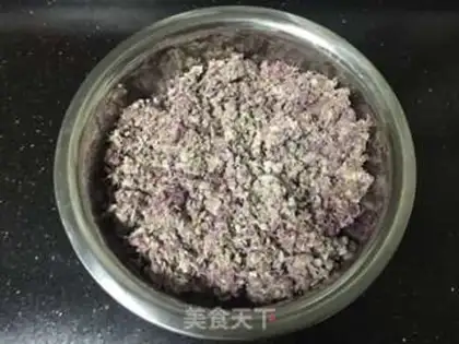 Make Powdered purple flowers step 4