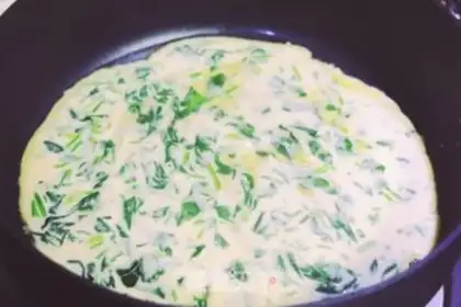 Make Shrimp spinach step 6