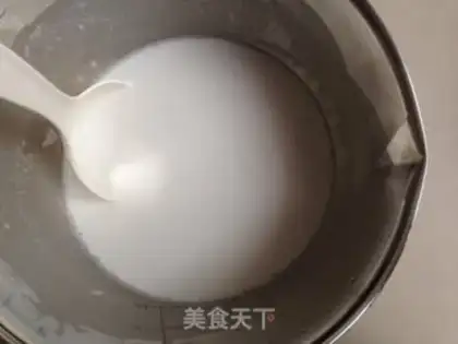 Make Egg sausage powder step 2