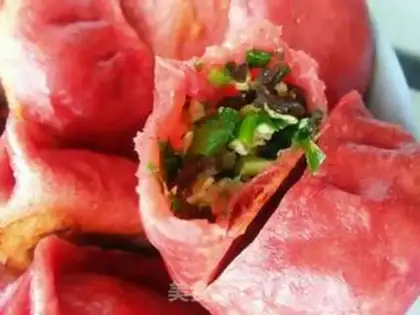 Make ♪ Red lasagna eggs fried dumplings ♪ step 7