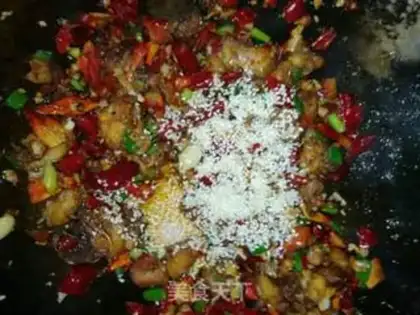 Make Spicy chicken step 7