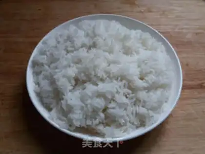 Make Shrimp egg fried rice step 1