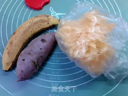 Make Purple banana silver ear open step 0