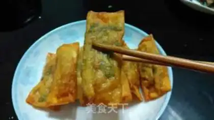 Make Mini Spring Roll step 12