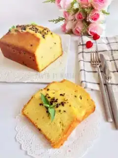 Make A pound cake of clot nuts step 16