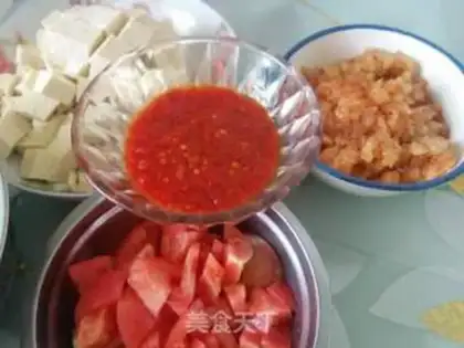 Make Hot cabbage tofu pot step 1