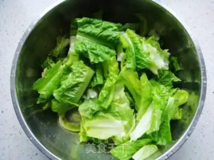 Make Garlic leaves step 2