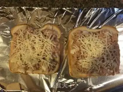 Make Fish cheese toast step 3