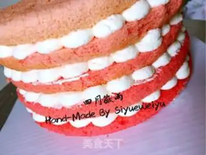Make Chocolate-fresh naked cake step 24