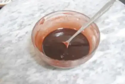 Make Chocolate cream cake step 14