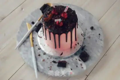 Make Chocolate cream cake step 17