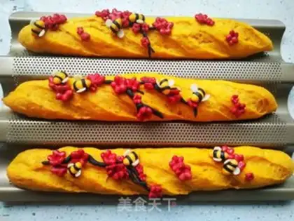 Make Sakura bar bread step 19